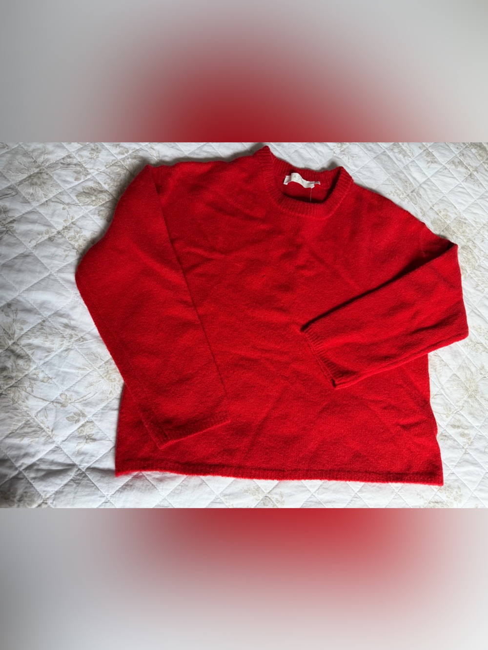 Astr Red Crewneck Sweater
